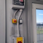 Mobilna linia posiada kompletną instalację elektryczną